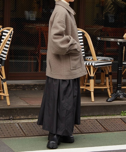 w closet（ダブルクローゼット）の「エコウールショートジャケット