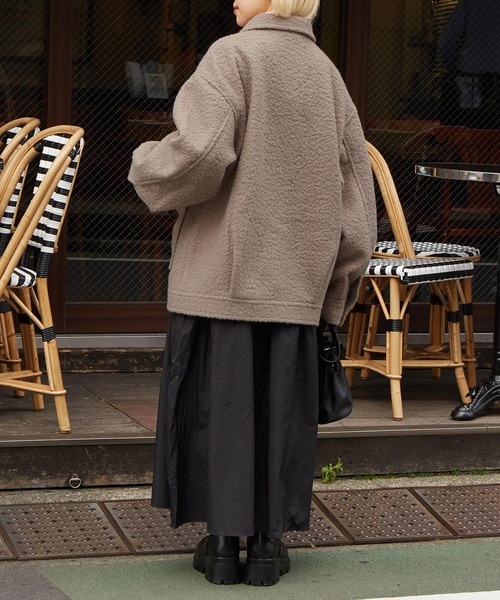 w closet（ダブルクローゼット）の「エコウールショートジャケット