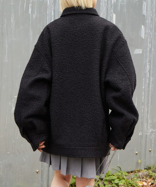 w closet（ダブルクローゼット）の「エコウールショートジャケット