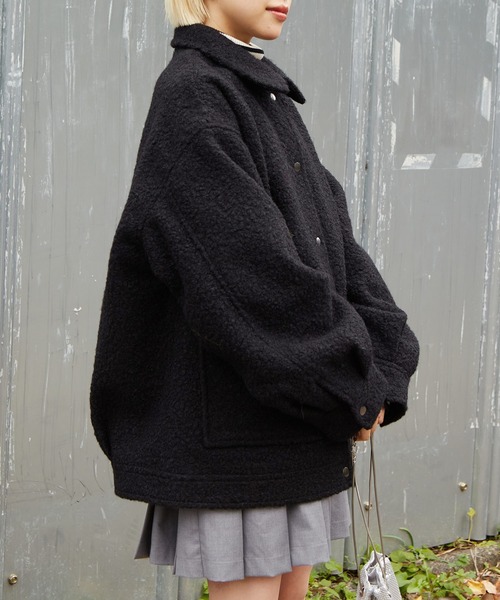 w closet（ダブルクローゼット）の「エコウールショートジャケット