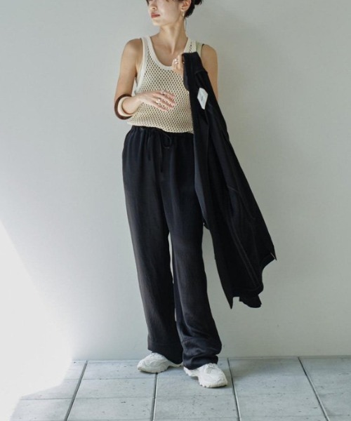 TODAYFUL（トゥデイフル）の「TODAYFUL Satin Easy Pants サテン