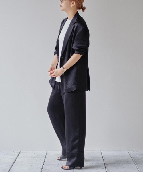 TODAYFUL（トゥデイフル）の「TODAYFUL Satin Easy Pants サテン