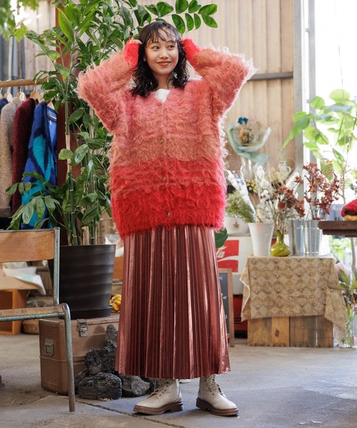 niko and...(ニコアンド)の「グラデーションボーダーカーディガン(カーディガン/ボレロ・レディース・ブルー/アイボリー/レッド・FREE)」の22枚目の写真