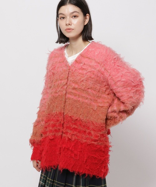 niko and...(ニコアンド)の「グラデーションボーダーカーディガン(カーディガン/ボレロ・レディース・ブルー/アイボリー/レッド・FREE)」の13枚目の写真