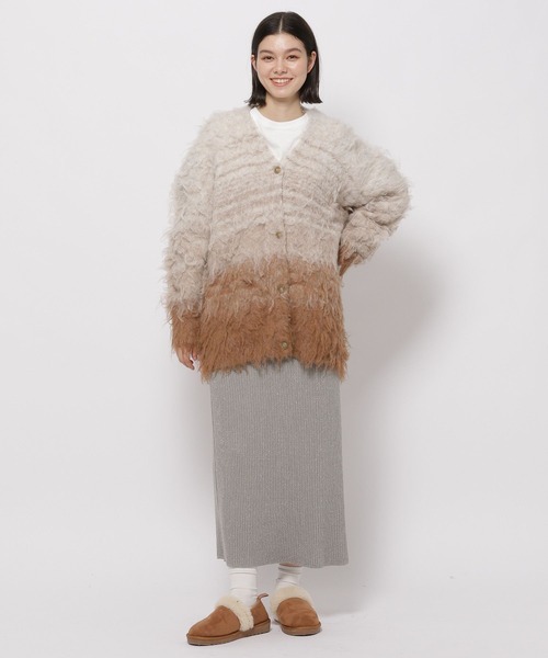 niko and...(ニコアンド)の「グラデーションボーダーカーディガン(カーディガン/ボレロ・レディース・ブルー/アイボリー/レッド・FREE)」の17枚目の写真