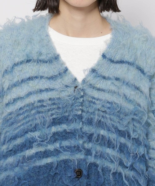 niko and...(ニコアンド)の「グラデーションボーダーカーディガン(カーディガン/ボレロ・レディース・ブルー/アイボリー/レッド・FREE)」の14枚目の写真