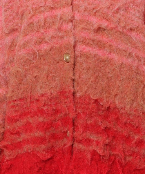 niko and...(ニコアンド)の「グラデーションボーダーカーディガン(カーディガン/ボレロ・レディース・ブルー/アイボリー/レッド・FREE)」の12枚目の写真