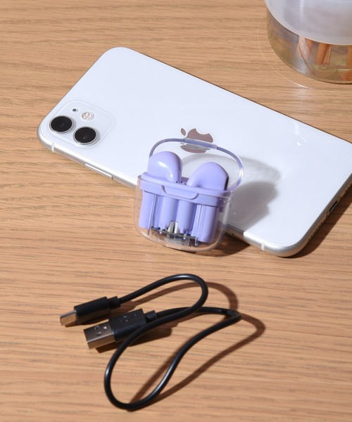 CALIFORNIA OUTFITTERS（カリフォルニア アウトフィッターズ）の「STD 3-12C16 ブルートゥース ワイヤレス イヤホン Bluetooth Ver.5.3（ヘッドフォン/イヤホン・メンズ・ブラック/ホワイト/グリーン/ピンク/パープル/ブルー・ONESIZE）」の8枚目の写真