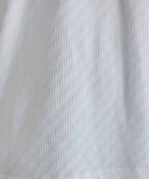 UNION STATION(ユニオンステーション)の「シェブロン柄リンクスジャガードTシャツ(Tシャツ/カットソー・メンズ・ホワイト/ライトグレー/サックスブルー/ブラック・LL/L/M/S)」の19枚目の写真
