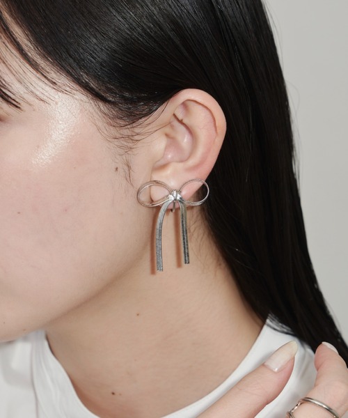 Aunt Marie's（アントマリーズ）の「リボンスネークチェーンイヤリング（イヤリング・レディース・ゴールド/シルバー・FREE）」の16枚目の写真