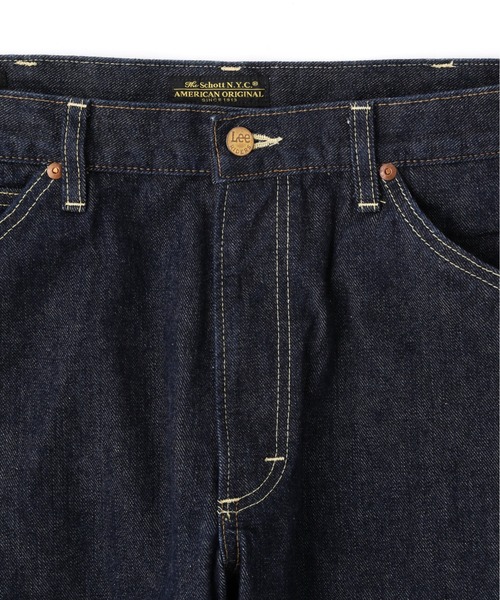 schott(ショット)の「Schott/ショット/×Lee/×リー/101Z(デニムパンツ・メンズ・インディゴブルー・36/30/32/34)」の4枚目の写真