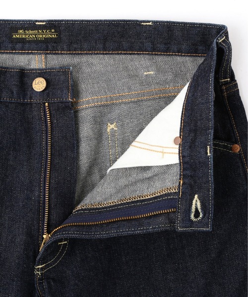 schott(ショット)の「Schott/ショット/×Lee/×リー/101Z(デニムパンツ・メンズ・インディゴブルー・36/30/32/34)」の10枚目の写真