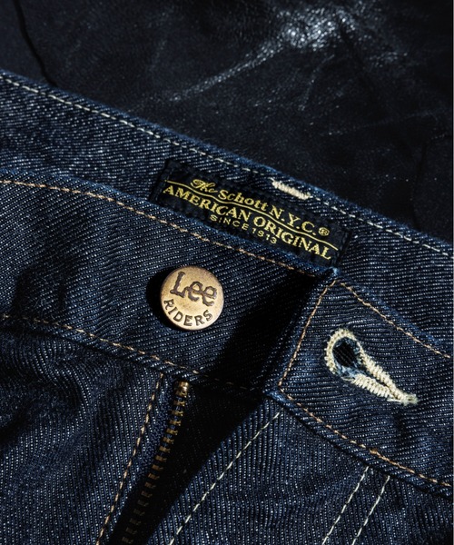 schott(ショット)の「Schott/ショット/×Lee/×リー/101Z(デニムパンツ・メンズ・インディゴブルー・36/30/32/34)」の13枚目の写真