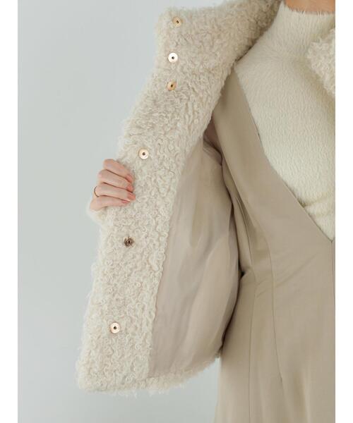 Te chichi（テチチ）の「プードルファースタンドショートコート