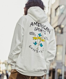 【WEB・直営店限定】MARK GONZALES ARTWORK COLLECTION(マーク ゴンザレス)バックプリントプルパーカー 3type 5colors