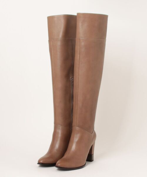 ブーツ Limit till 2359 リミットティル2359 ポインテッドトゥルーズストレートロングブーツ Limit till 2359 リミットティル2359ジョッキーデザインニーハイブーツ