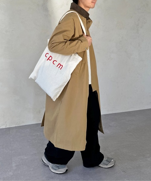 CPCM（シーピーシーエム）の「襟配色ステンカラーコート（ステンカラーコート・メンズ・ブラック/カーキ/ベージュ・MEDIUM/LARGE）」の12枚目の写真