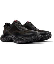 【訳あり】◾️CAMPER カンペール◾️ローカットスニーカー◾️厚底◾️本革◾️ブラウン カンペール CAMPER TWINS / レザースニーカー （ブラウン