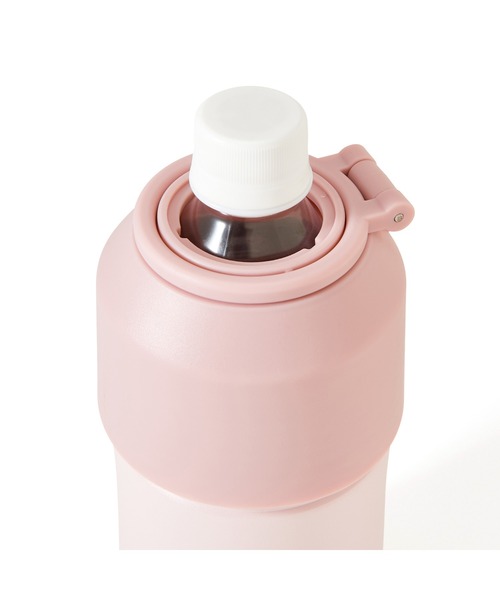 保温保冷 ペットボトルホルダー ピンク（グラス/マグカップ/タンブラー