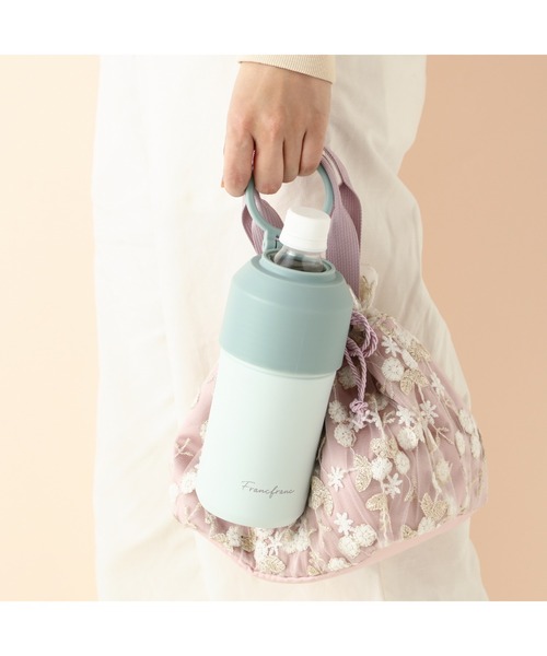 保温保冷 ペットボトルホルダー ピンク（グラス/マグカップ/タンブラー