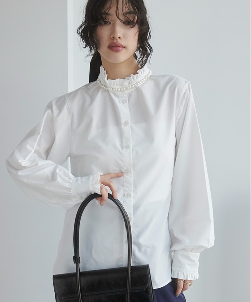 アトリエgg スタンダードカラーブラウスサイズ2