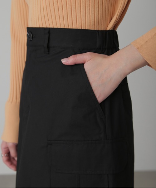 FREE'S MART(フリーズマート)の「◆ナイロンカーゴミニスカート(スカート・レディース・ブラック/カーキ/ホワイト・SMALL/MEDIUM)」の9枚目の写真