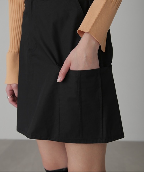 FREE'S MART(フリーズマート)の「◆ナイロンカーゴミニスカート(スカート・レディース・ブラック/カーキ/ホワイト・SMALL/MEDIUM)」の10枚目の写真