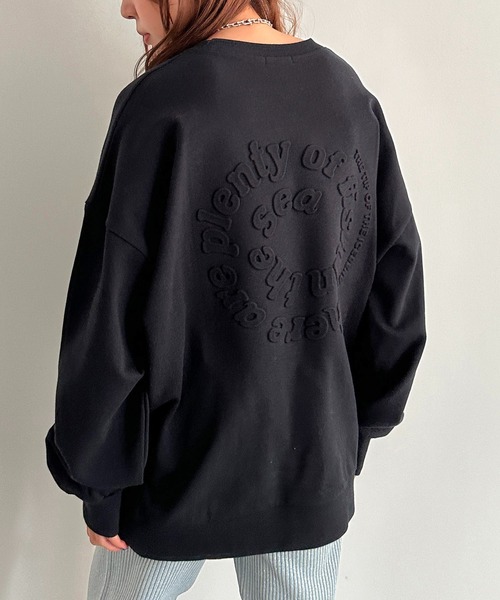 apres jour mignon（アプレジュールミニョン）の「アソートスウェット【ZOZOTOWN限定アイテム】（スウェット・レディース・ブラック/オフホワイト/ブラック系その他/ナチュラル/ブルー/ホワイト系その他・フリー/X-LARGE）」の4枚目の写真