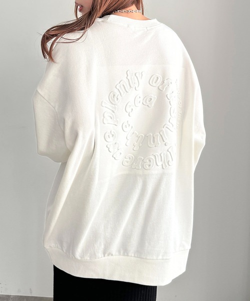apres jour mignon（アプレジュールミニョン）の「アソートスウェット【ZOZOTOWN限定アイテム】（スウェット・レディース・ブラック/オフホワイト/ブラック系その他/ナチュラル/ブルー/ホワイト系その他・フリー/X-LARGE）」の9枚目の写真