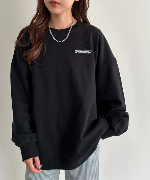apres jour mignon（アプレジュールミニョン）の「アソートスウェット【ZOZOTOWN限定アイテム】（スウェット・レディース・ブラック/オフホワイト/ブラック系その他/ナチュラル/ブルー/ホワイト系その他・フリー/X-LARGE）」の21枚目の写真