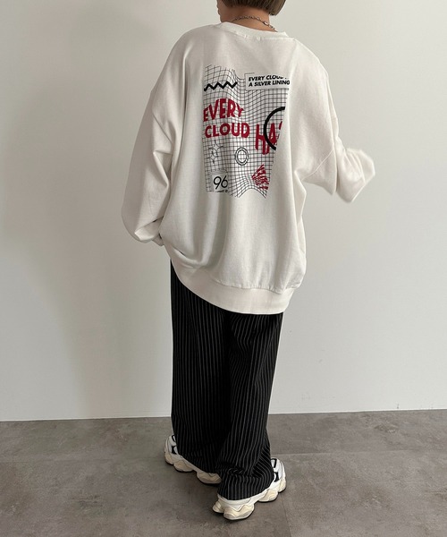 apres jour mignon（アプレジュールミニョン）の「アソートスウェット【ZOZOTOWN限定アイテム】（スウェット・レディース・ブラック/オフホワイト/ブラック系その他/ナチュラル/ブルー/ホワイト系その他・フリー/X-LARGE）」の20枚目の写真