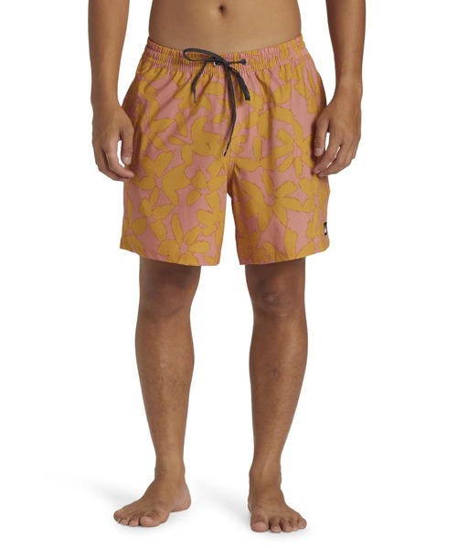 Quiksilver フラワー柄 サーフスケート Quiksilver（クイックシルバー）の「SURFSILK MIX VOLLEY