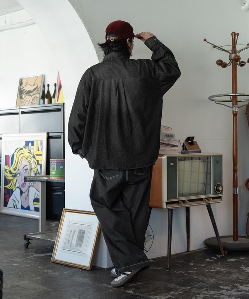 kutir(クティール)の「【M,L2サイズ展開】ダブルポケットデニムシャツ(シャツ/ブラウス・レディース・ライトインディゴブルー/ブラック/ライトブルー・MEDIUM/LARGE)」の13枚目の写真