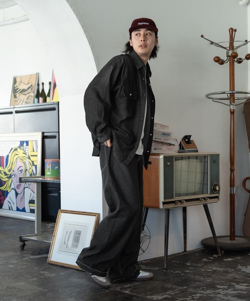 kutir(クティール)の「【M,L2サイズ展開】ダブルポケットデニムシャツ(シャツ/ブラウス・レディース・ライトインディゴブルー/ブラック/ライトブルー・MEDIUM/LARGE)」の12枚目の写真