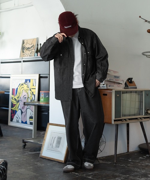 kutir(クティール)の「【M,L2サイズ展開】ダブルポケットデニムシャツ(シャツ/ブラウス・レディース・ライトインディゴブルー/ブラック/ライトブルー・MEDIUM/LARGE)」の20枚目の写真