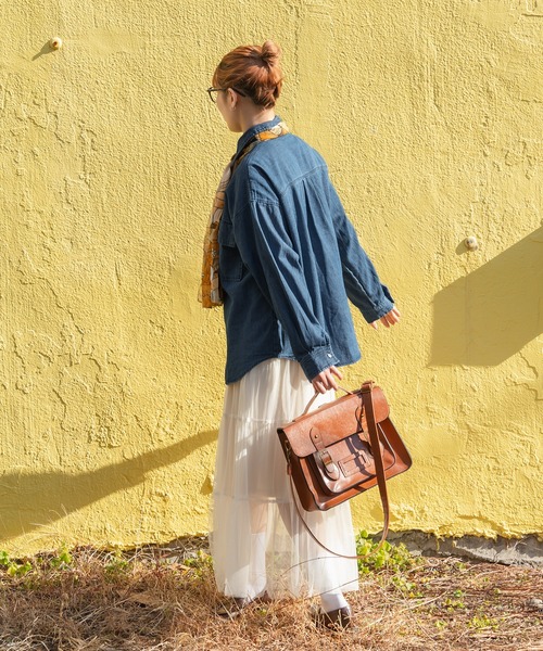 kutir(クティール)の「【M,L2サイズ展開】ダブルポケットデニムシャツ(シャツ/ブラウス・レディース・ライトインディゴブルー/ブラック/ライトブルー・MEDIUM/LARGE)」の22枚目の写真