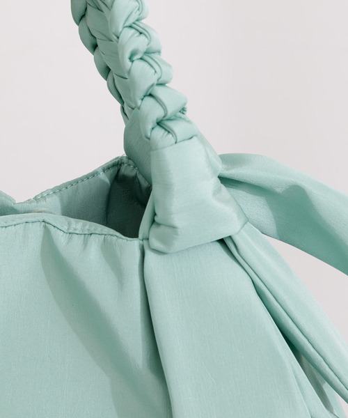 KATHARINE ROSS（キャサリンロス）の「【KATHARINE ROSS】タックナイロンバッグ（トートバッグ・レディース・イエロー/ミント/グレイッシュベージュ・MEDIUM）」の17枚目の写真