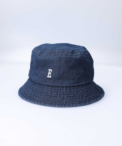EDWIN(エドウィン)の「【EDWIN】刺繍デニムハット(ハット・キッズ・ダークインディゴブルー/ブラック・LL)」の1枚目の写真