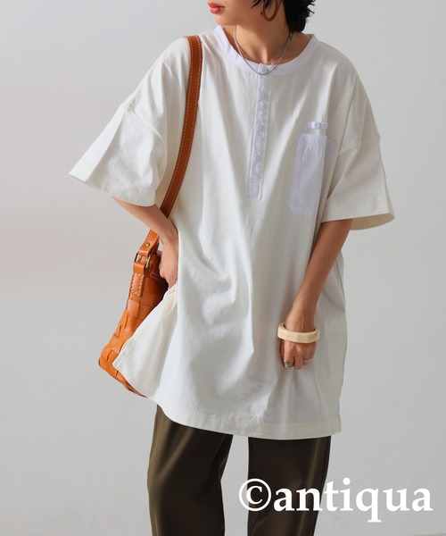 バスクヘンリーTシャツ