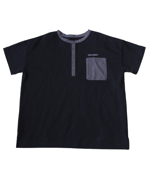 antiqua(アンティカ)の「バスクヘンリーTシャツ(Tシャツ/カットソー・レディース・カーキ/ブラック/ホワイト・FREE)」の22枚目の写真