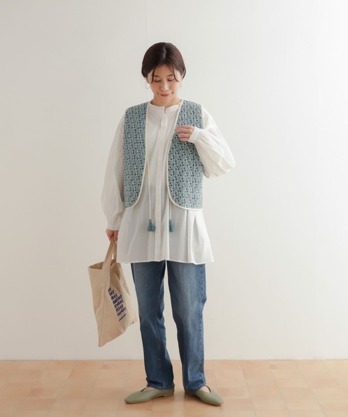 美品＊desert designs＊アボリジニアート キルティングベスト＊S 美品＊desert designs＊アボリジニアート キルティングベスト＊S