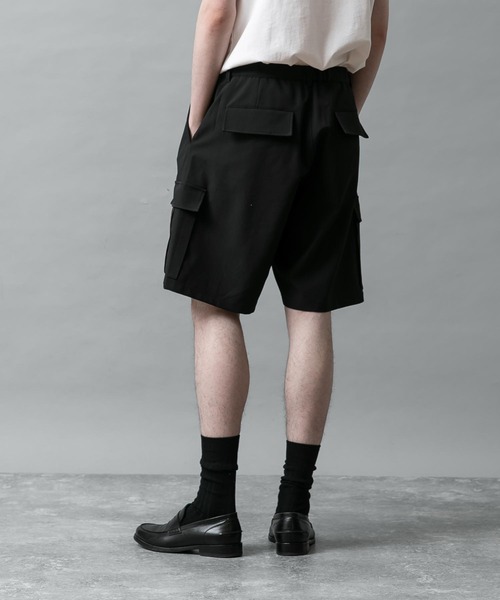 SLICK（スリック）の「テックツイルイージーカーゴパンツ（カーゴパンツ・メンズ・グレイッシュベージュ/ブラック・3/2/1）」の5枚目の写真