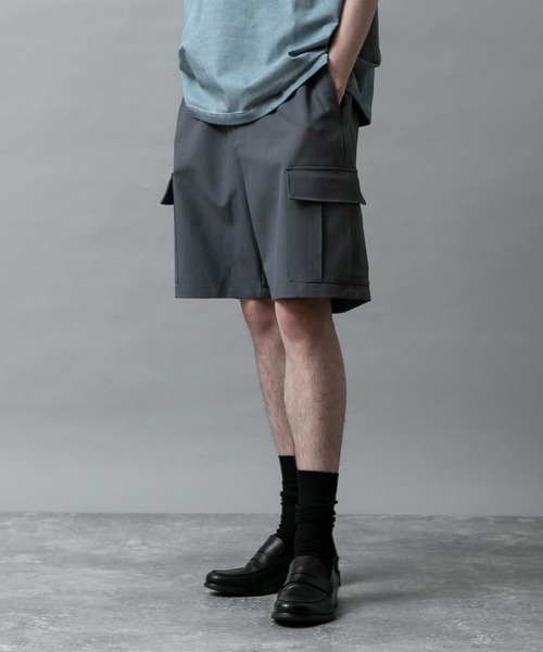 SLICK（スリック）の「テックツイルイージーカーゴパンツ（カーゴパンツ・メンズ・グレイッシュベージュ/ブラック・3/2/1）」の10枚目の写真