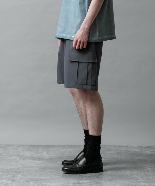 SLICK（スリック）の「テックツイルイージーカーゴパンツ（カーゴパンツ・メンズ・グレイッシュベージュ/ブラック・3/2/1）」の11枚目の写真