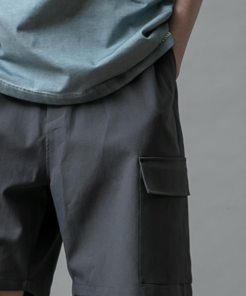 SLICK（スリック）の「テックツイルイージーカーゴパンツ（カーゴパンツ・メンズ・グレイッシュベージュ/ブラック・3/2/1）」の13枚目の写真