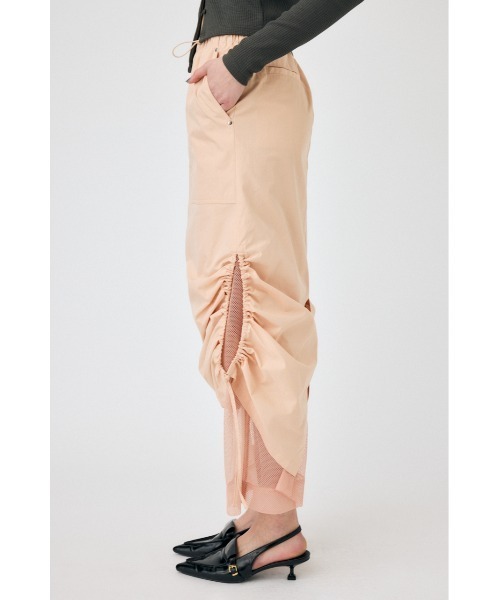 MOUSSY(マウジー)の「MESH LAYERED カーゴスカート(スカート・レディース・ライトグレー/ブラック/ライトピンク・1/2)」の10枚目の写真