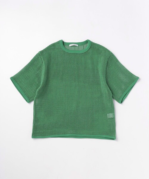 BEAUTY&YOUTH UNITED ARROWS(ビューティーアンドユースユナイテッドアローズ)の「メッシュ クルーネック プルオーバー(Tシャツ/カットソー・レディース・オレンジ/ネイビー/ホワイト/ケリー/ブラック・FREE)」の15枚目の写真