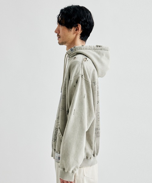 テミン フーディー MANASTASH/マナスタッシュ/TIE DYE SWEAT/タイダイスウェット