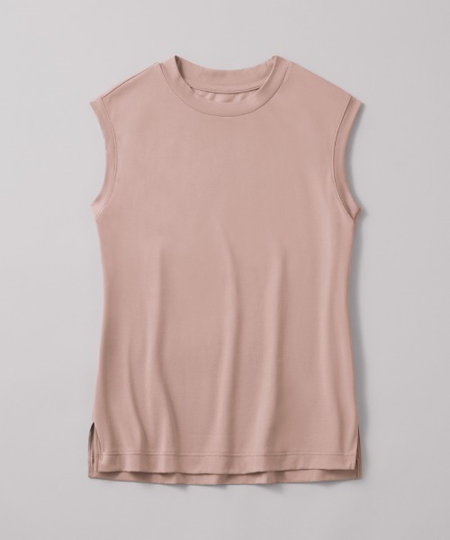 GUNZE（グンゼ）の「KIREILABO/キレイラボ ノースリーブ クイックドライ＆UVカット（Tシャツ/カットソー・レディース・ブラック/ピンク系その他/オフホワイト/ブラウン/モスグリーン/オリーブ/ライトブルー・MEDIUM/LARGE/X-LARGE）」の17枚目の写真