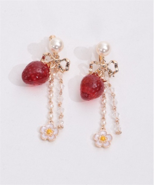 アクネ ストロベリー イヤリング アクセサリー
